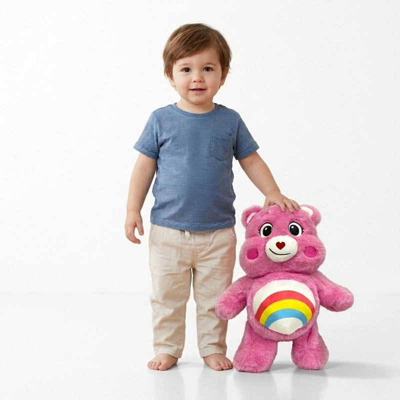 PELUCHE ALEGROSITA ROSADO 35 CM - OSITOS CARIÑOSITOS - 7
