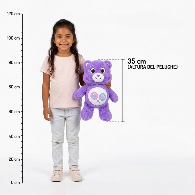 PELUCHE GENEROSITA MORADO 35 CM - OSITOS CARIÑOSITOS - 7