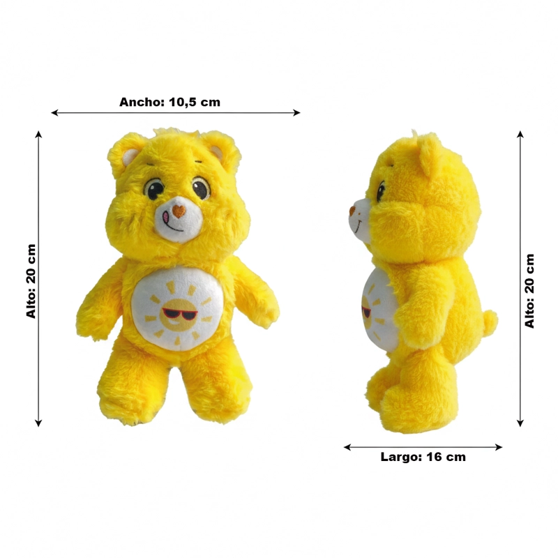 PELUCHE DIVERTOSITO AMARILLO 20 CM - OSITOS CARIÑOSITOS - 4