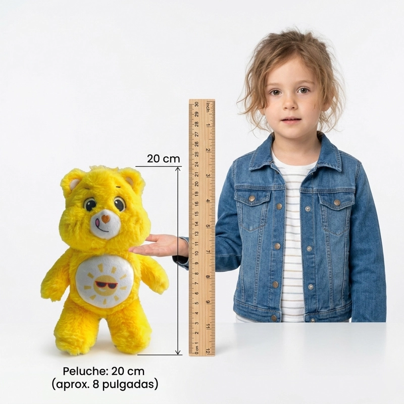 PELUCHE DIVERTOSITO AMARILLO 20 CM - OSITOS CARIÑOSITOS - 6