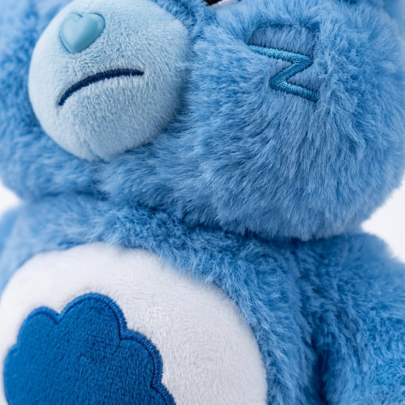 PELUCHE GRUÑOSITO AZUL 35 CM - OSITOS CARIÑOSITOS - 4
