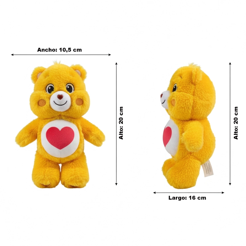 PELUCHE TIERNOSITO NARANJA 20 CM - OSITOS CARIÑOSITOS - 4