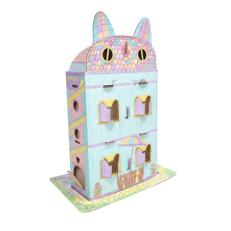 CASA PARA ARMAR, PINTAR Y JUGAR (CHICA) – GABBY’S DOLLHOUSE - 1