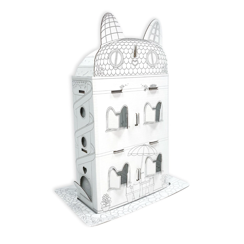 CASA PARA ARMAR, PINTAR Y JUGAR (CHICA) – GABBY’S DOLLHOUSE - 3