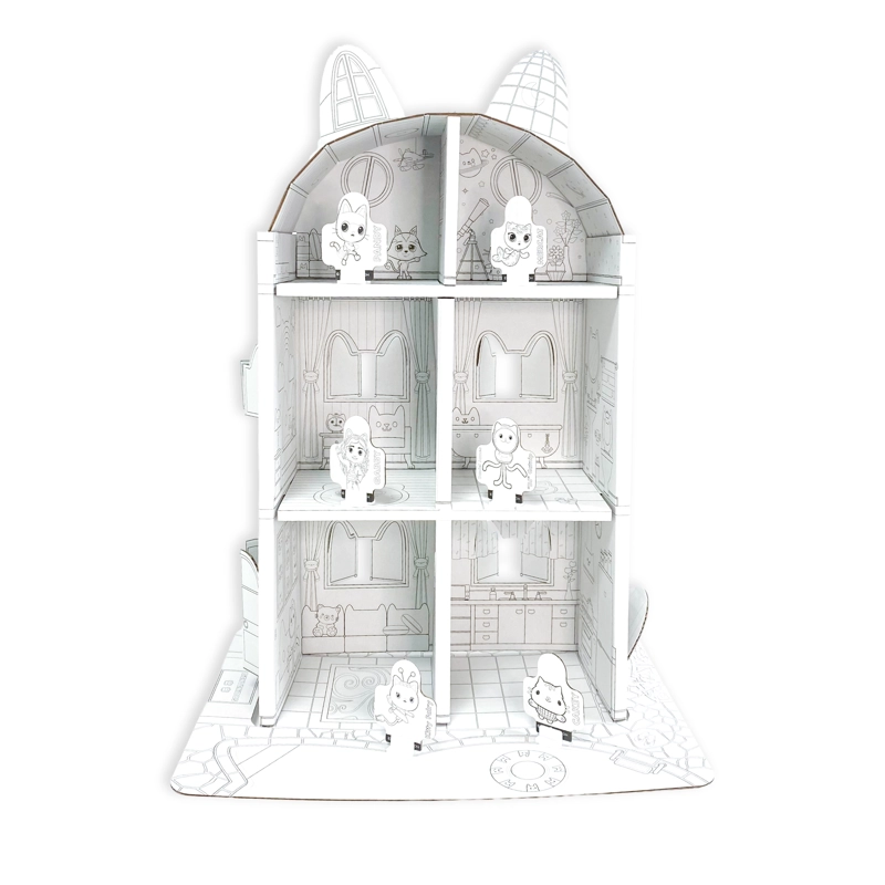 CASA PARA ARMAR, PINTAR Y JUGAR (CHICA) – GABBY’S DOLLHOUSE - 4