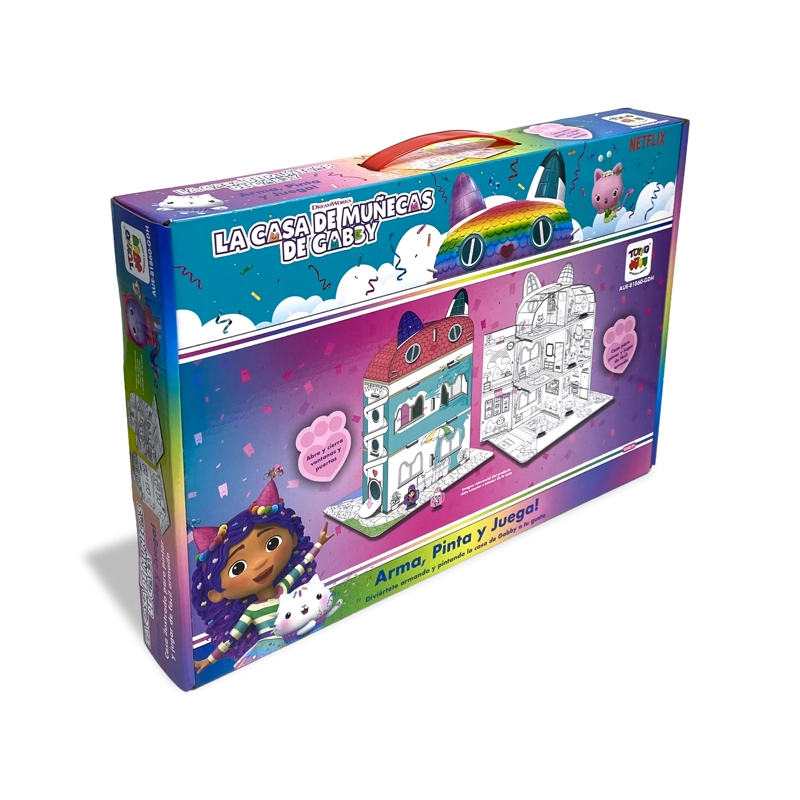 CASA PARA ARMAR, PINTAR Y JUGAR (CHICA) – GABBY’S DOLLHOUSE - 5