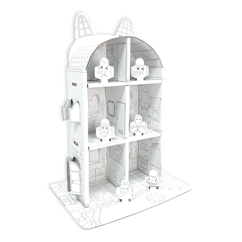 CASA PARA ARMAR, PINTAR Y JUGAR (CHICA) – GABBY’S DOLLHOUSE - 8