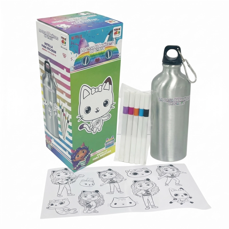 BOTELLA PARA DECORAR - GABBY'S DOLLHOUSE - 2