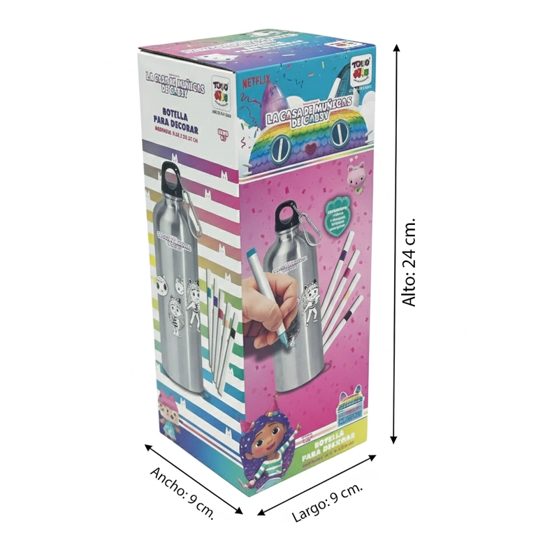 BOTELLA PARA DECORAR - GABBY'S DOLLHOUSE - 7