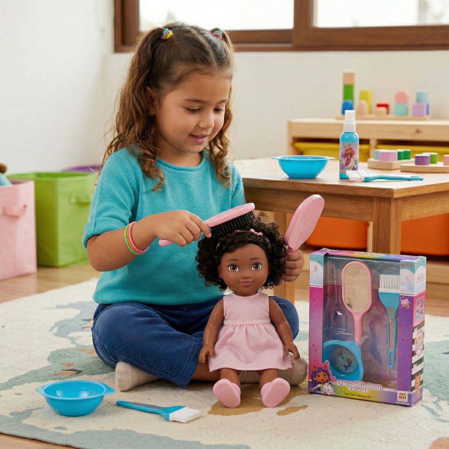 SET DE PELUQUERIA TINTURA - GABBY´S DOLL HOUSE - 2