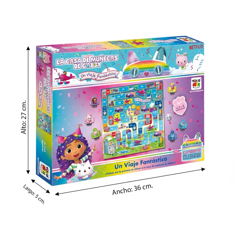 JUEGO DE MESA VIAJE FANTASTICO - GABBY - 8