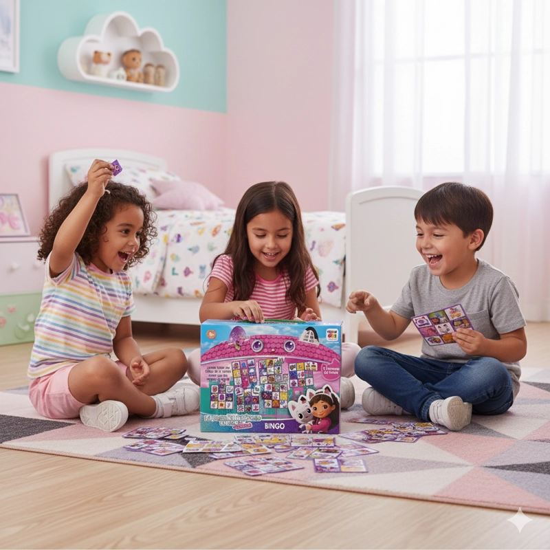 JUEGO DE MESA BINGO - GABBY’S DOLL HOUSE - 3