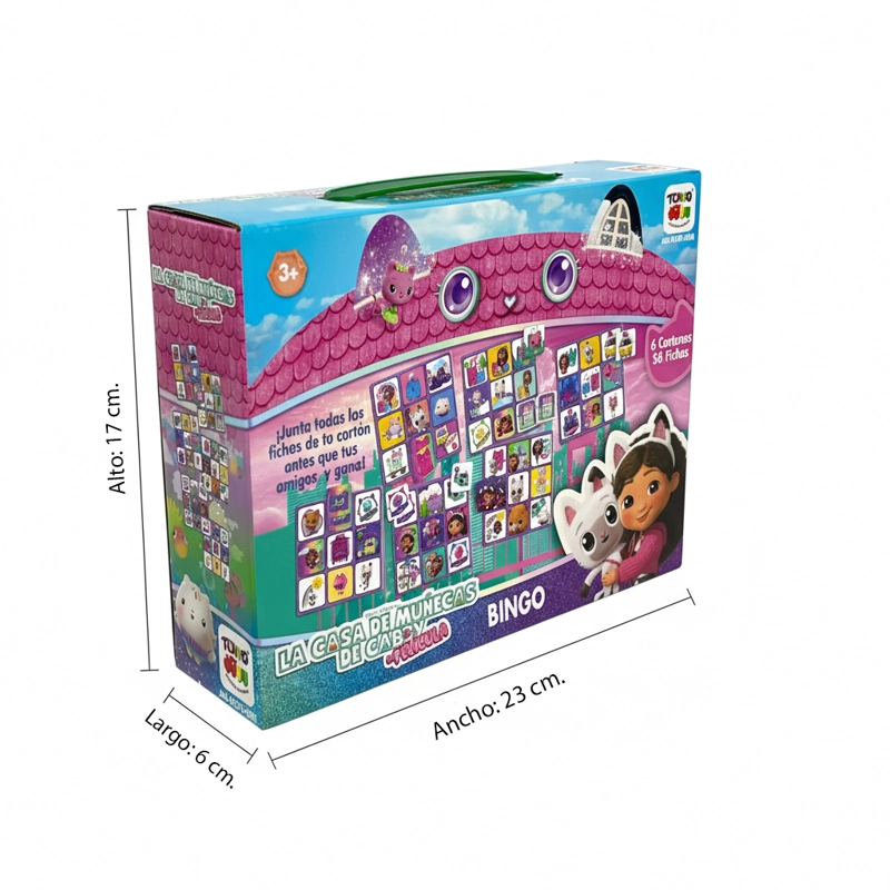 JUEGO DE MESA BINGO - GABBY’S DOLL HOUSE - 6
