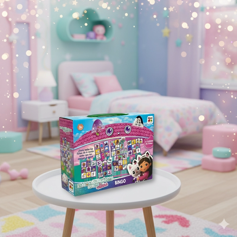 JUEGO DE MESA BINGO - GABBY’S DOLL HOUSE - 8