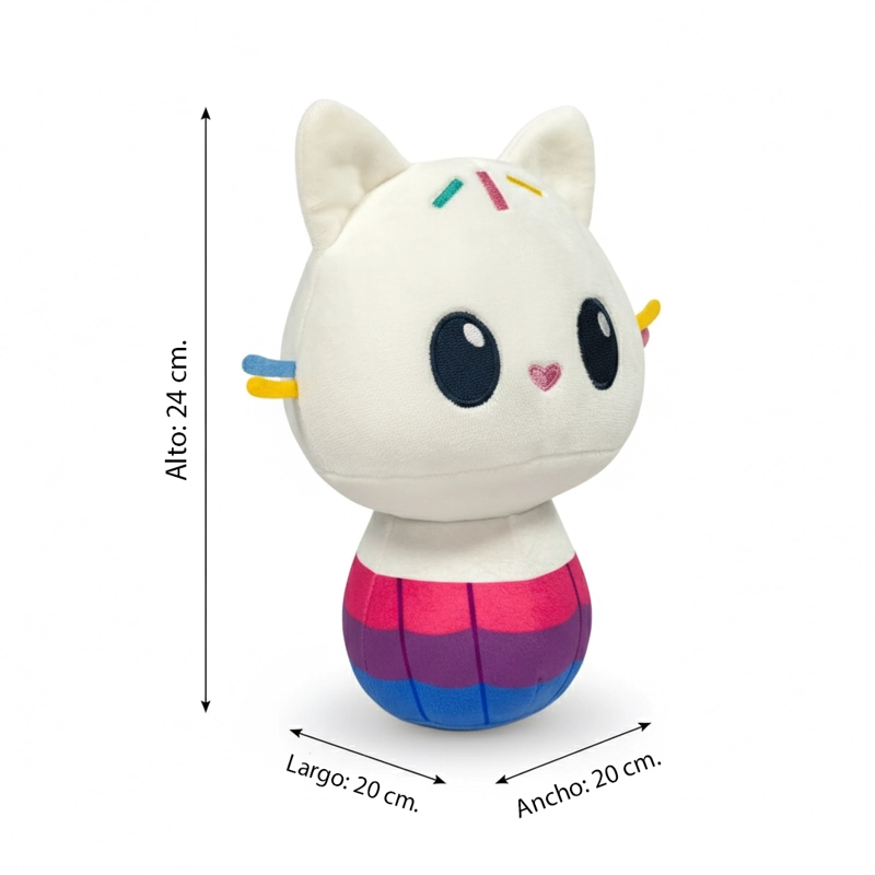 PELUCHE CAKEY PASTELITO 25 CM - GABBY’S DOLLHOUSE - 5