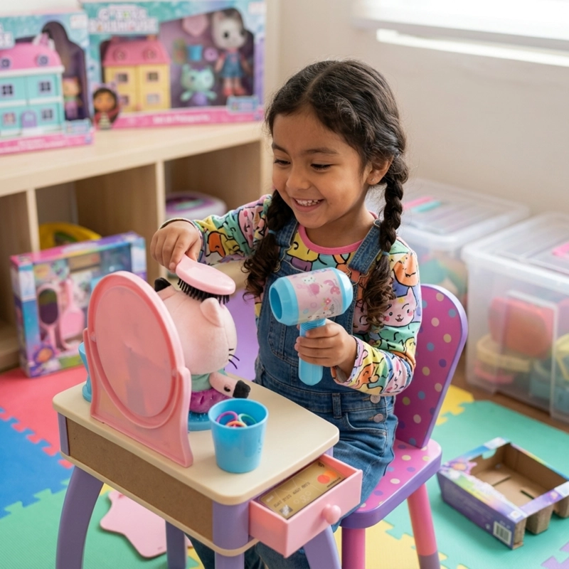 SET DE PELUQUERIA SECADOR - GABBY´S DOLL HOUSE - 2