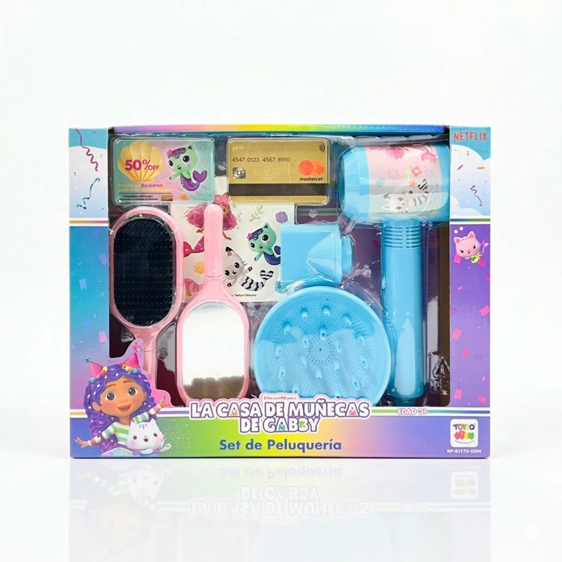 SET DE PELUQUERIA SECADOR - GABBY´S DOLL HOUSE - 4