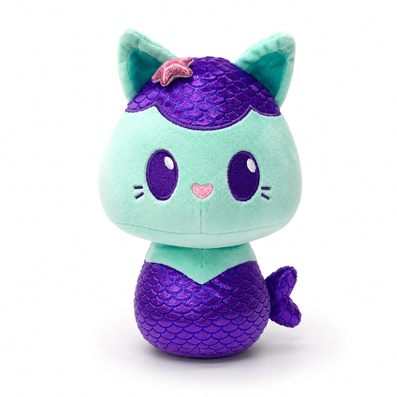 PELUCHE MERCAT GATITO SIRENA 25 CM - GABBY’S DOLLHOUSE - 1