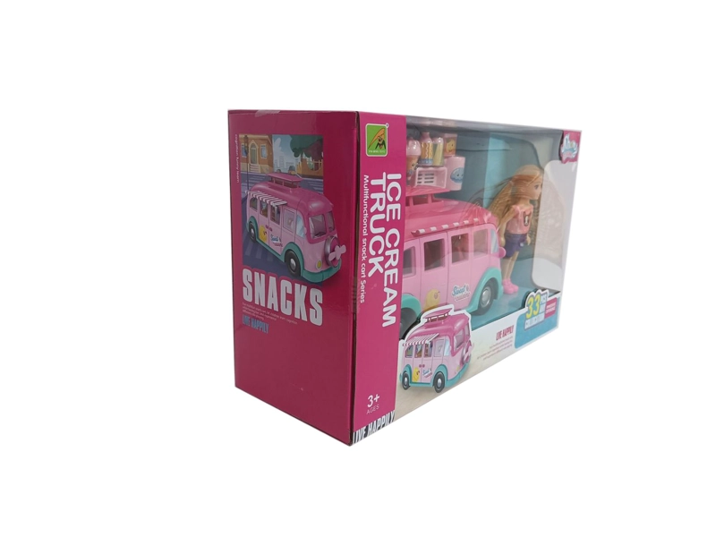 JUGUETE SET BUS FOOD TRUCK Y MUÑECA - TOYNG - 5