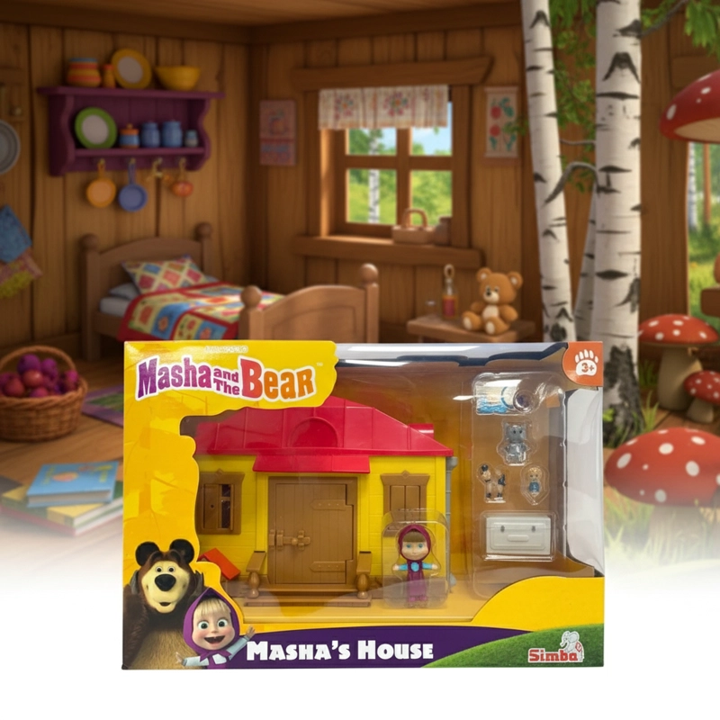 JUGUETE CASA MASHA SET DE JUEGO - MASHA Y EL OSO - 3