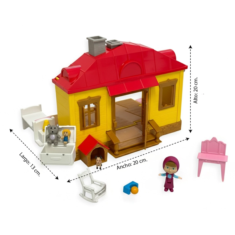 JUGUETE CASA MASHA SET DE JUEGO - MASHA Y EL OSO - 4