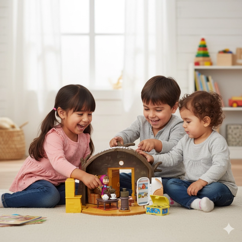 JUGUETE CASA OSO SET DE JUEGO - MASHA Y EL OSO - 2