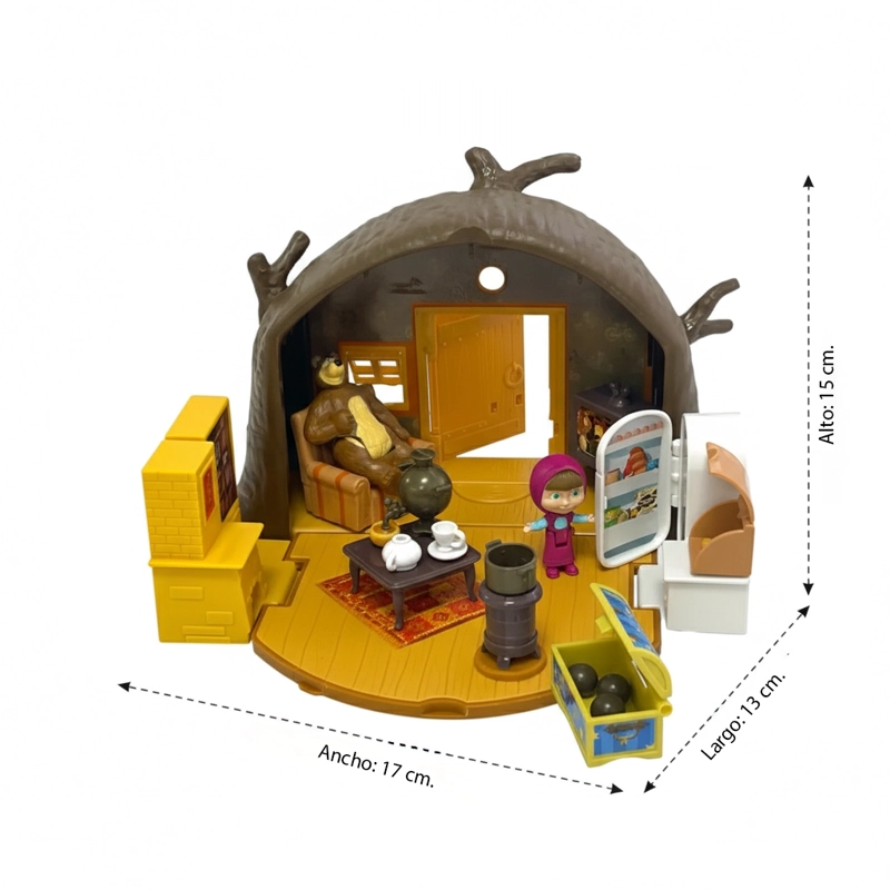 JUGUETE CASA OSO SET DE JUEGO - MASHA Y EL OSO - 7