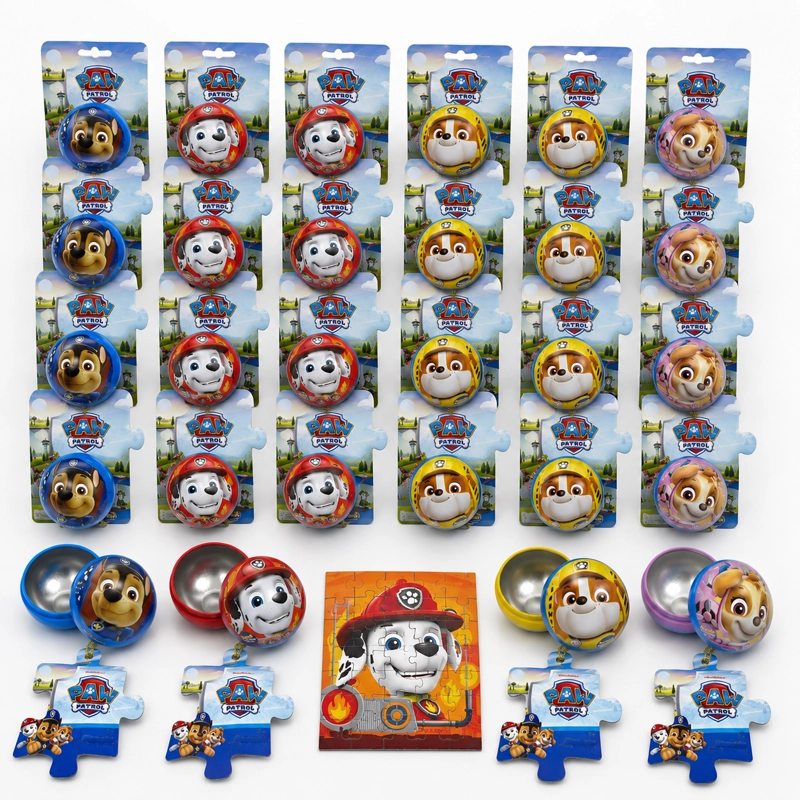 PACK X24 PUZZLES ESFERA 50 PIEZAS PAW PATROL - 1