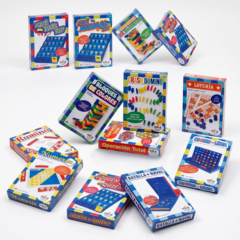 PACK X12 JUEGOS DE MESA TRAVEL GAME TOYNG SURTIDOS - 1