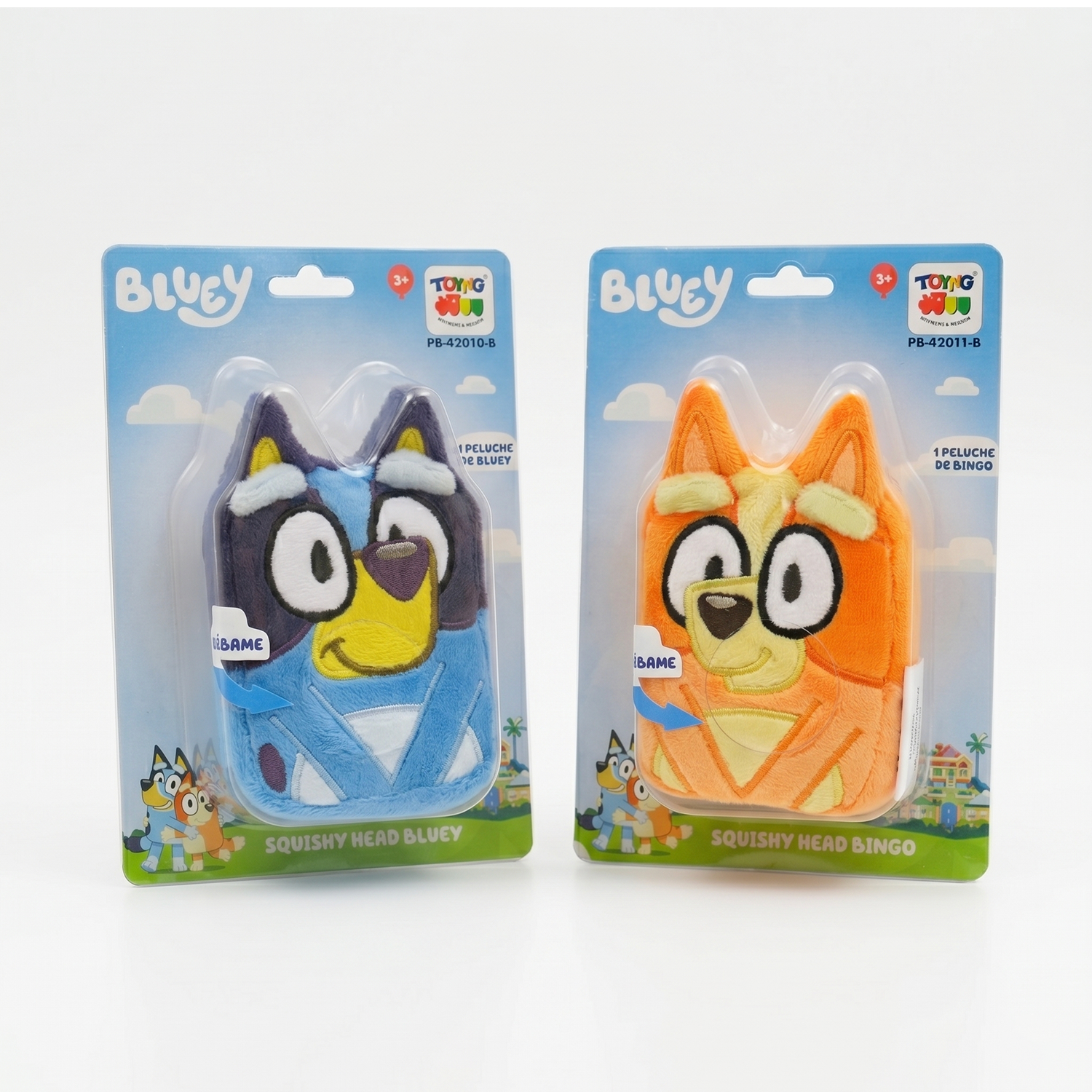 PACK PELUCHES BLUEY Y BINGO X4 UNIDADES - 2