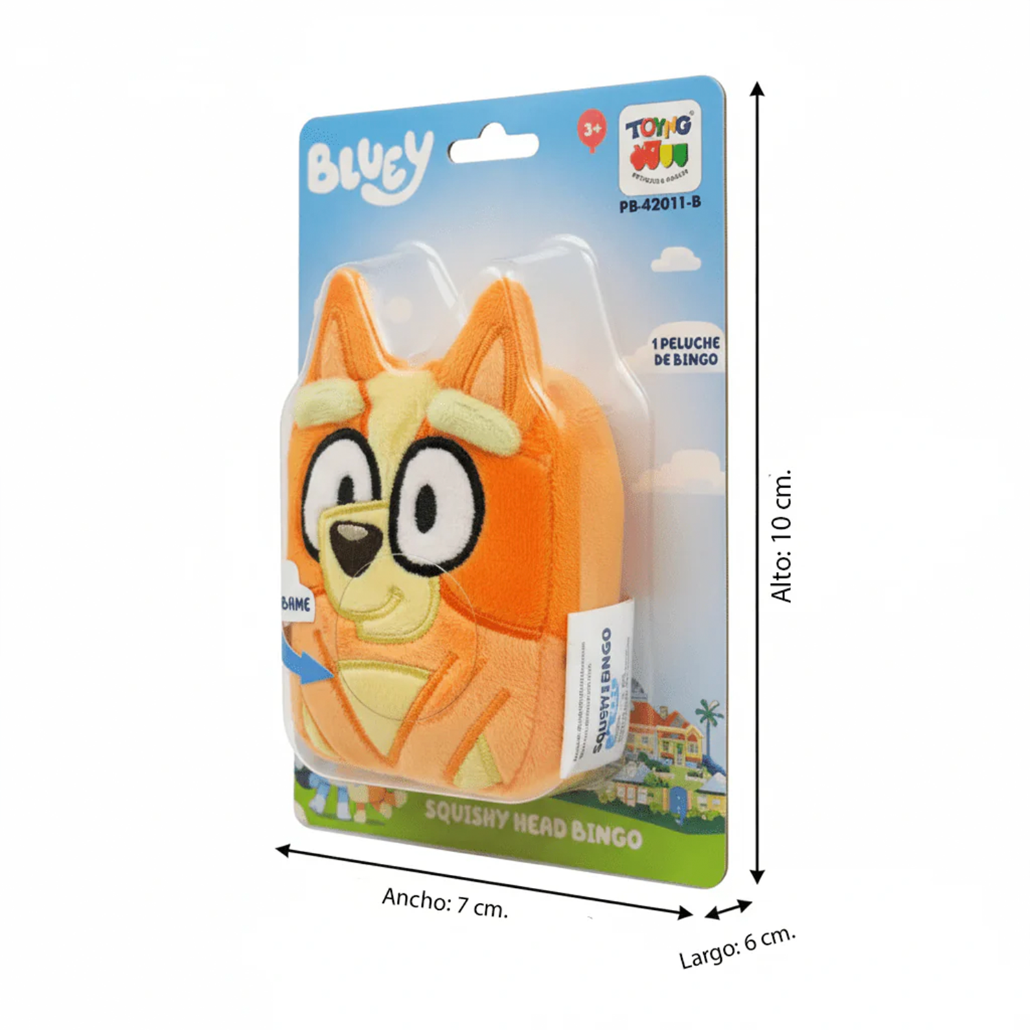 PACK PELUCHES BLUEY Y BINGO X4 UNIDADES - 6