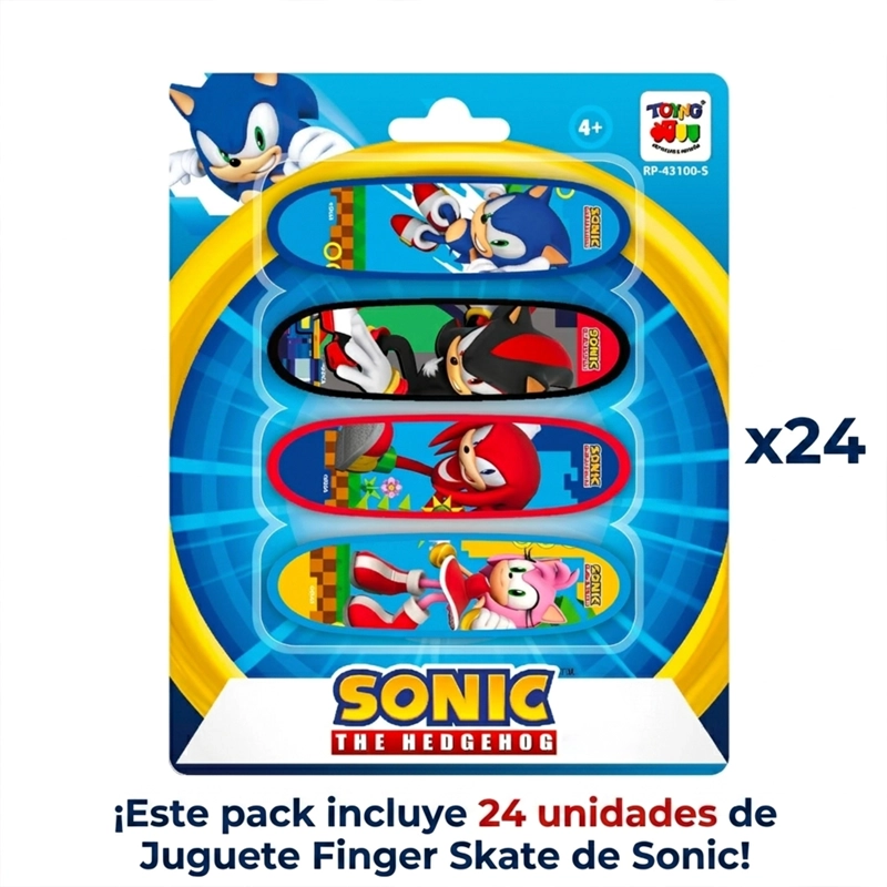 PACK X24 FINGER SKATE SONIC BLISTER - 5