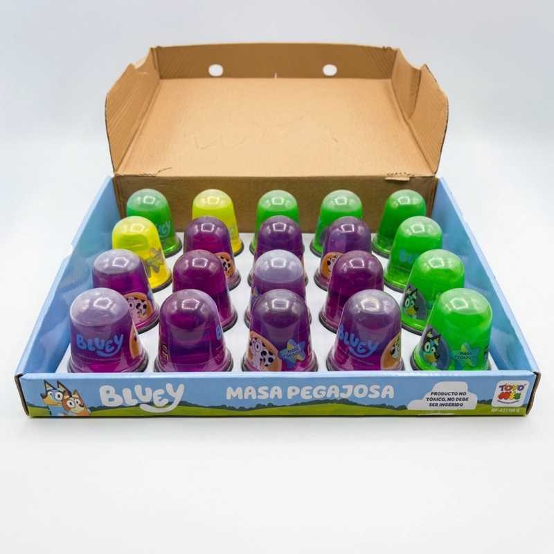 PACK X20 MASAS PEGAJOSAS BLUEY SURTIDAS - 3
