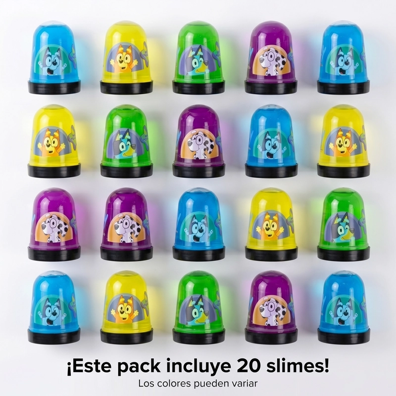 PACK X20 MASAS PEGAJOSAS BLUEY SURTIDAS - 5
