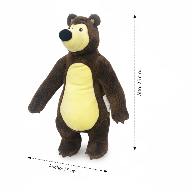 PACK X2 PELUCHES MASHA Y EL OSO COLECCION COMPLETA - 4