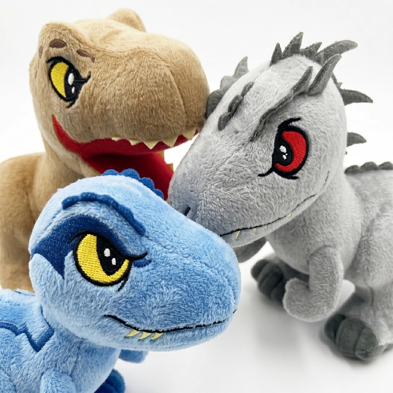 PACK X3 PELUCHES JURASSIC WORLD COLECCION COMPLETA - 2