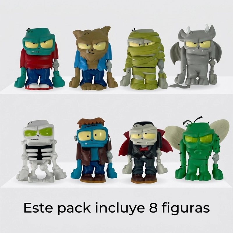 PACK X8 FIGURAS ULTRA ZOMBIES COLECCION COMPLETA 8 CM - 5