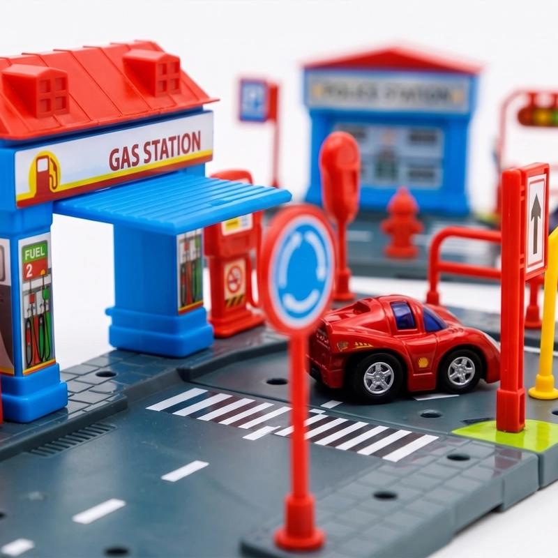 PACK X4 ESTACIONES WELLY CITY ARMA TU CIUDAD - 4