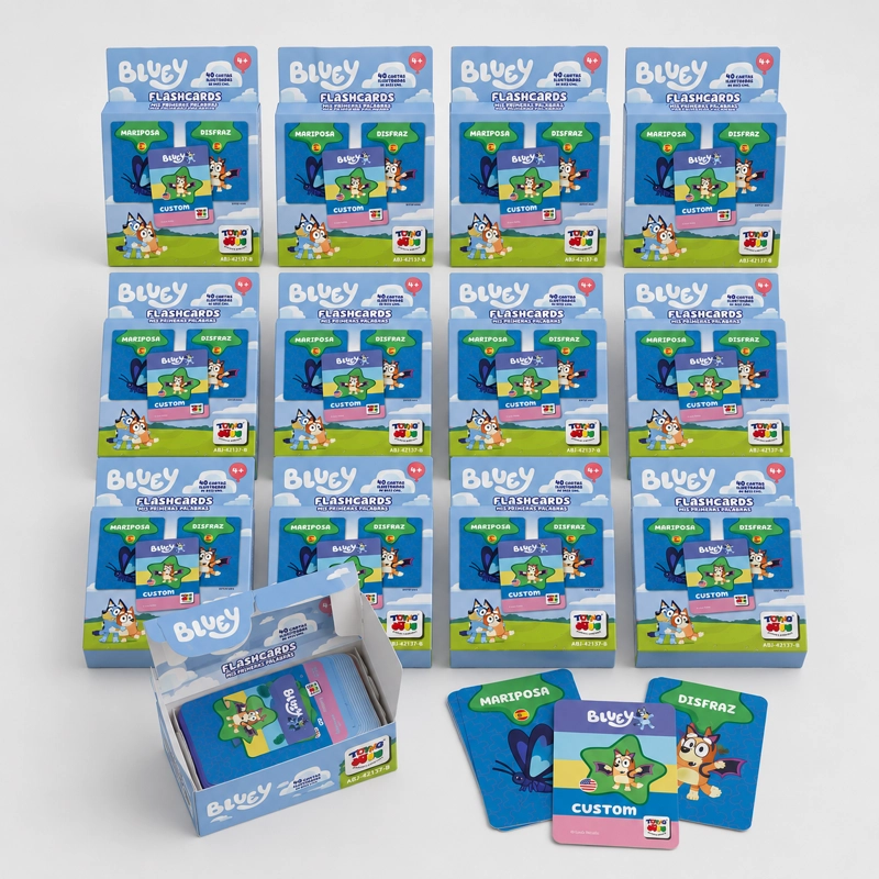PACK 12 FLASH CARDS PRIMERAS PALABRAS BLUEY - 1