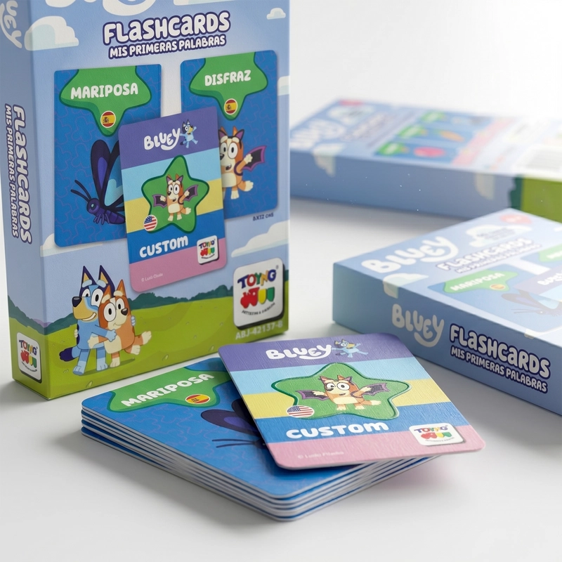 PACK 12 FLASH CARDS PRIMERAS PALABRAS BLUEY - 3