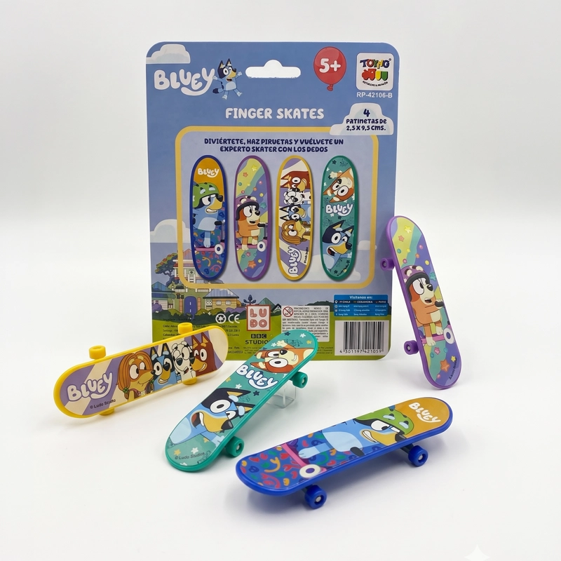 PACK X24 FINGER SKATE BLUEY BLISTER - 6
