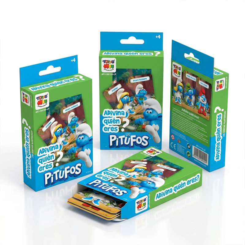PACK 12 FLASH CARDS ADIVINA QUIE N ERES LOS PITUFOS - 5
