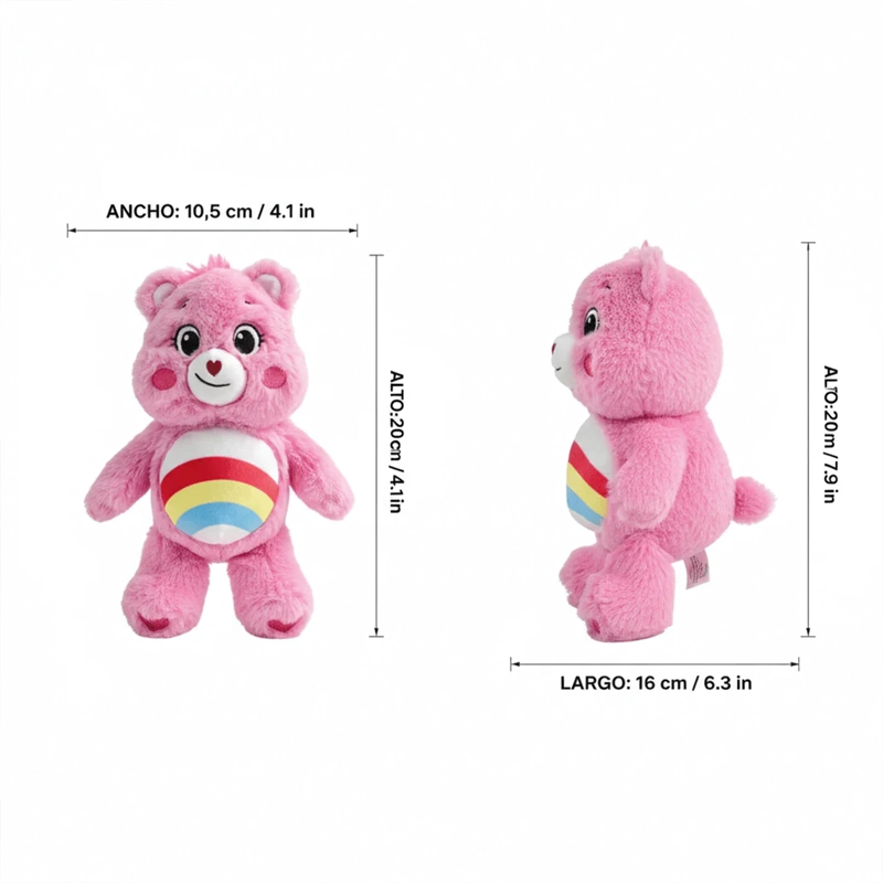 PACK X6 PELUCHES CARIÑOSITOS 20 CM COLECCION COMPLETA - 4