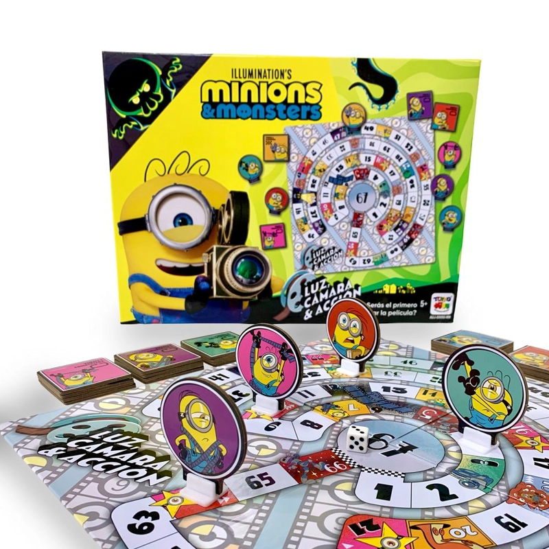 JUEGO DE MESA LUZ, CAMARA & ACCION - MINIONS - 1