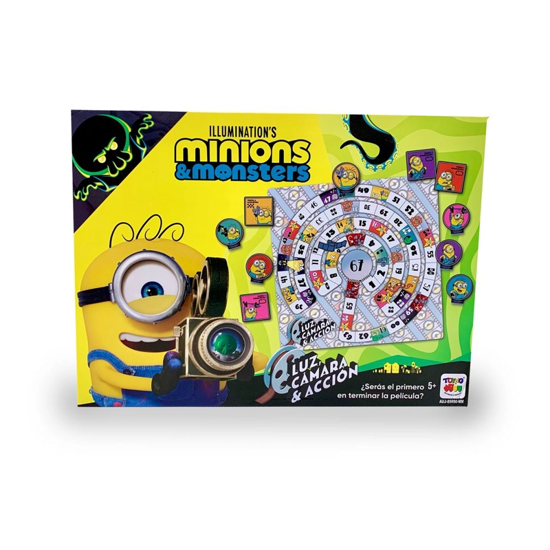 JUEGO DE MESA LUZ, CAMARA & ACCION - MINIONS - 2