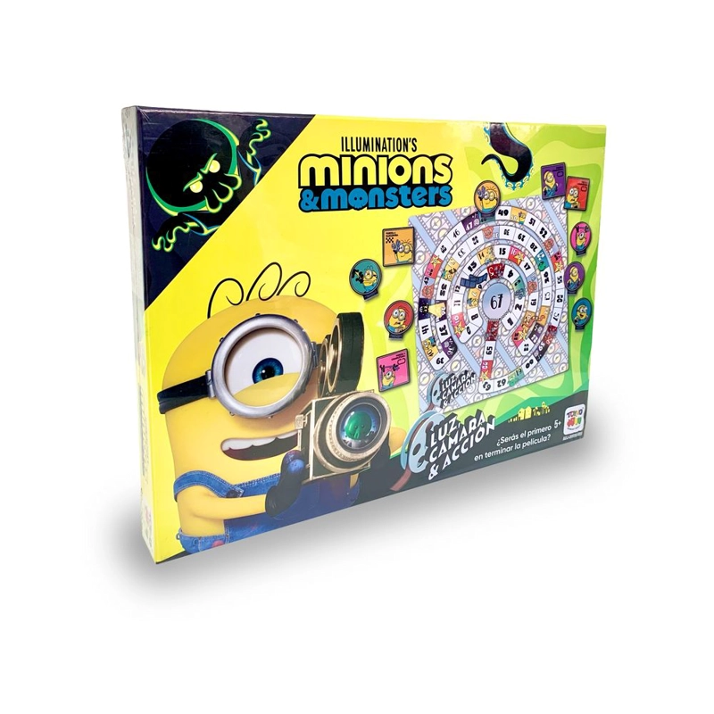 JUEGO DE MESA LUZ, CAMARA & ACCION - MINIONS - 4