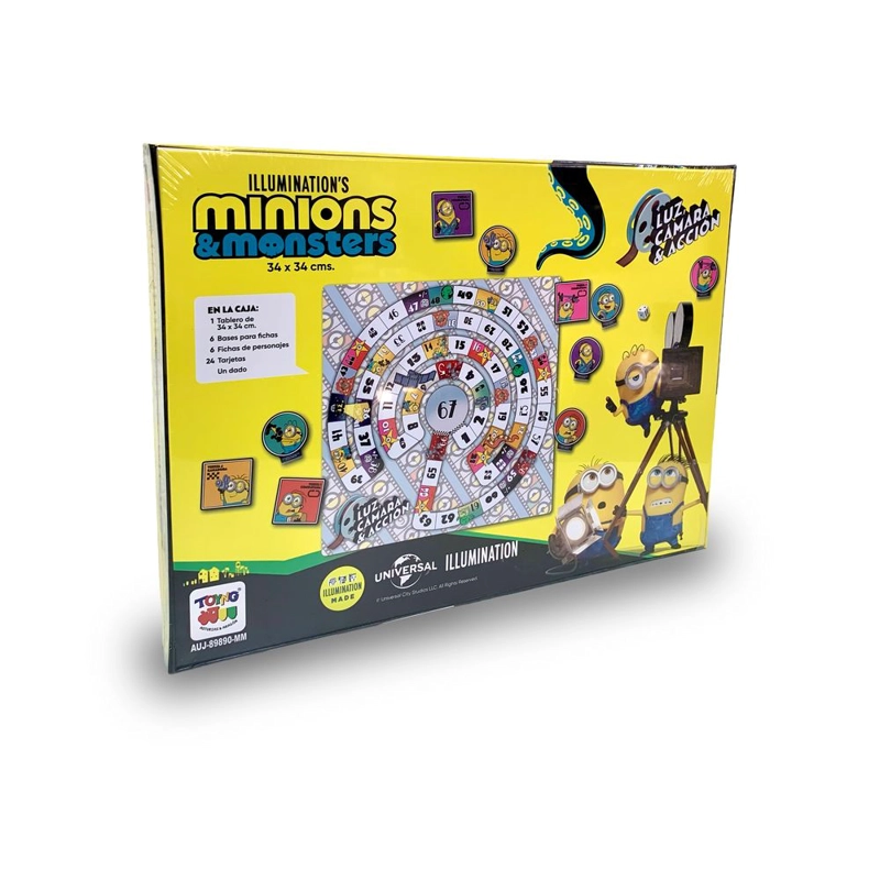 JUEGO DE MESA LUZ, CAMARA & ACCION - MINIONS - 5