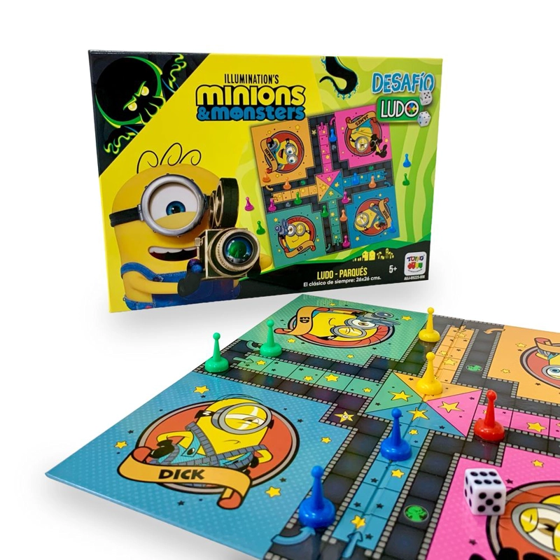 JUEGO DE MESA DESAFIO LUDO - MINIONS - 1