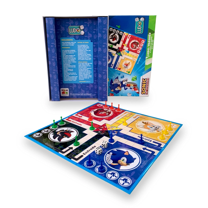 JUEGO DE MESA LUDO - SONIC - 1