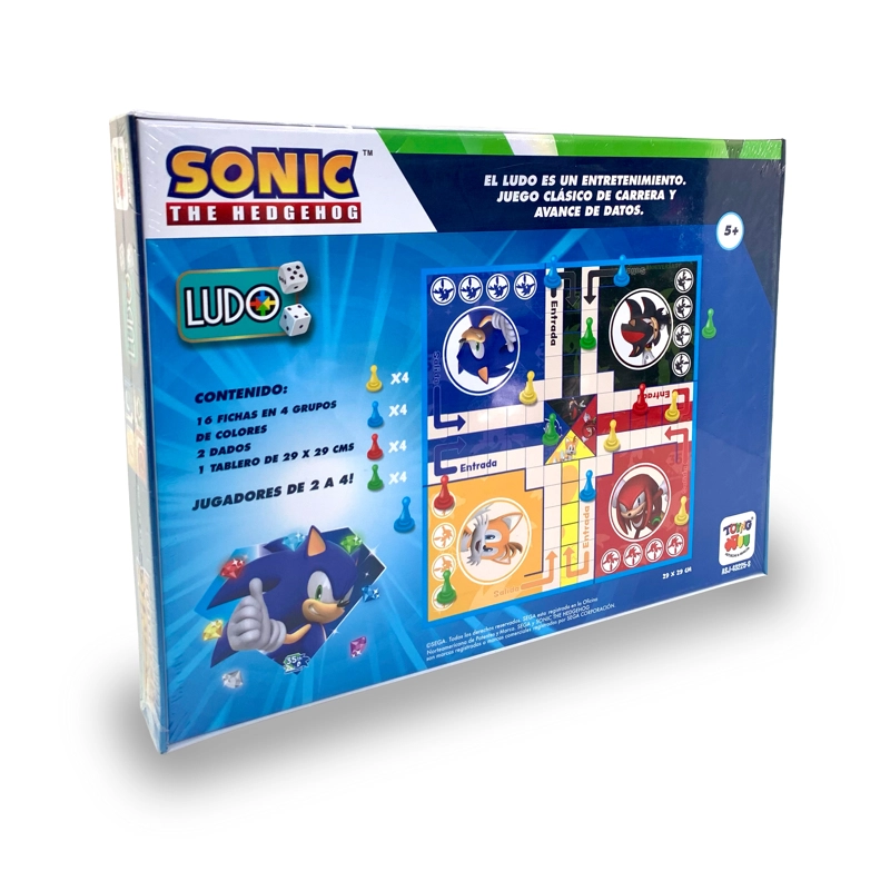 JUEGO DE MESA LUDO - SONIC - 3